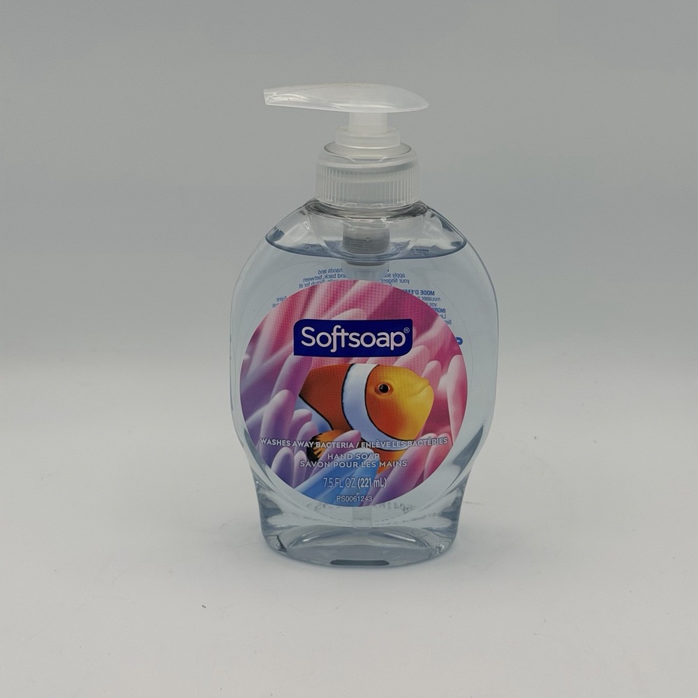 NEW Vintage SoftSoap Aquarium Series Fish Panel Inside 7.5 oz Hand Soft Soap